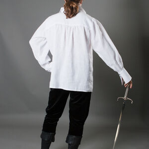 Renaissance Medieval White Flax Shirt