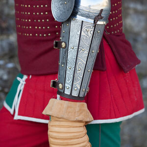 Medieval Splint Vambraces with Elbows