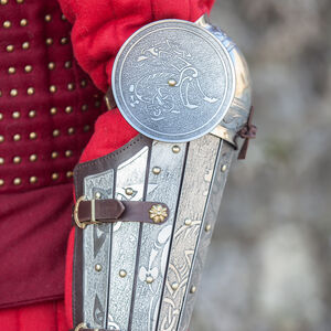 Medieval Splint Vambraces with Elbows
