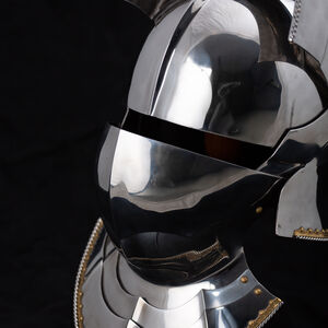Medieval Knight Armour Helmet with bevor