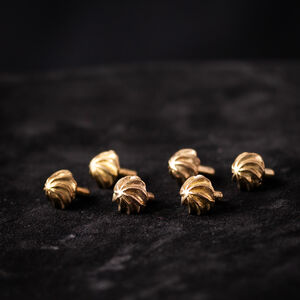 Brass cast rivets "Twist" by ArmStreet
