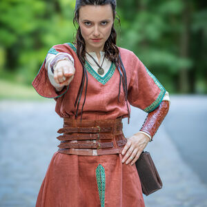 Short unisex tunic with trim and accents "Huntress"