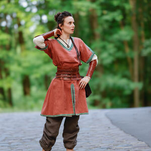 Short unisex tunic with trim and accents "Huntress"