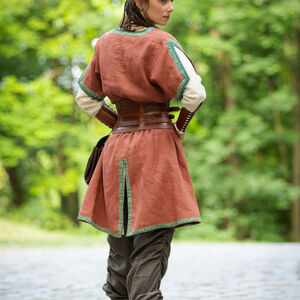 Short unisex tunic with trim and accents "Huntress"
