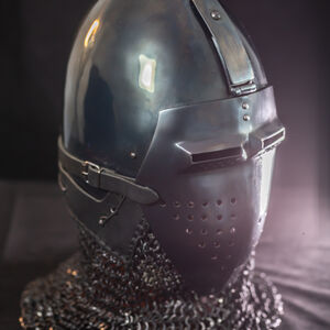 Sword fighting helmet with klappvisor by ArmStreet