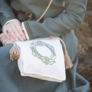Textille medieval bag