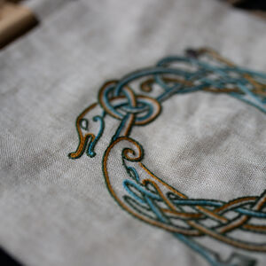 Linen satchel medieval