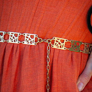 Medieval goth belt “Spiderweb”