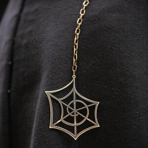 Spiderweb brass belt from Moonless Night collection-08