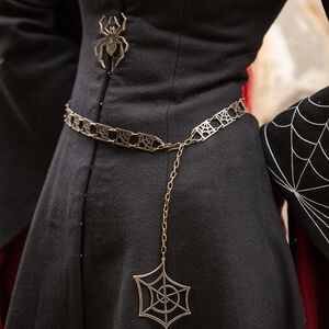 Spiderweb brass belt from Moonless Night collection-09