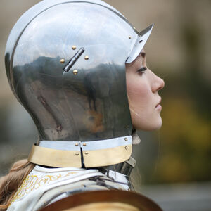 Female Knight Burgonet Helmet "Morning Star"