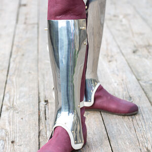 Spring steel greaves “Morning Star” shin protection