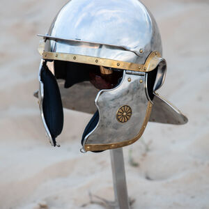 Accessories Hats & Caps Helmets Military Helmets Medieval steel spauldron armour SCA Legal Spauldron Historical Combat Armour for hard fighting 