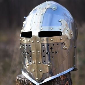 Details about   HMB 12 Guage Steel Medieval Visor Helmet Combat Great Sugerloaf Helmet 