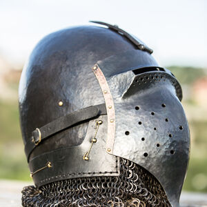 Medieval Bascinet Helmet SCA WMA
