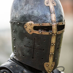 Medieval Knight Helmet Sugarloaf type