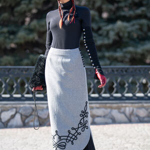 Medieval Woolen Skirt “Queen of Shamakhan”