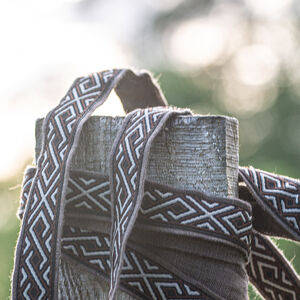 Unisex Fabric Belt with Fringe “Fireside Family”