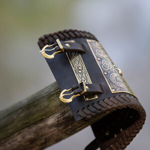 Fantasy Viking LARP Renaissance Fair Leather Bracers
