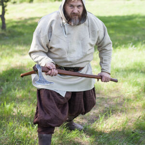 Viking Canvas Leather Jacket “Olaf the Stormbreaker"