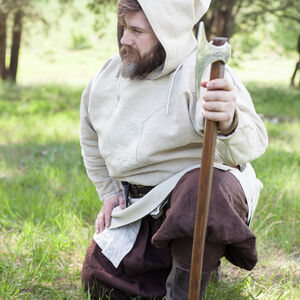 Viking Canvas Leather Jacket “Olaf the Stormbreaker"