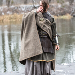 Viking Costume Cloak with Embroidery “Olegg the Mercenary”