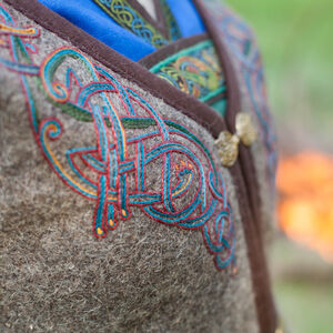 Handmade Embroidery on Viking coat