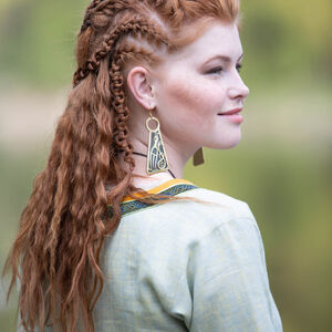 Viking Earrings with Knotwork Ducks “Ingrid the Hearthkeeper”