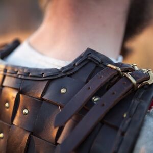 Viking armor straps with molded clasps