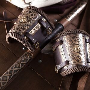 Viking Leather Bracers