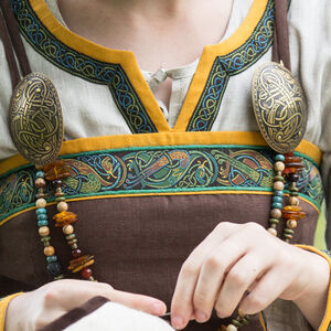 Viking Linen Apron “Ingrid the Hearthkeeper”