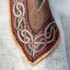 Viking Natural Linen Short Dress Tunic “Eydis the Shieldmaiden”