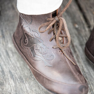 Viking Shoes with Lacing “Gudrun the Wolfdottir”