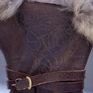 Tooled Pattern Viking Winter Boots | Yule edition