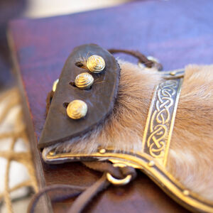 Viking's Leather Pouch for Coins