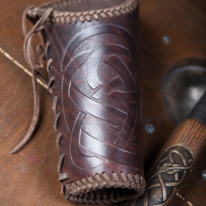 Handmade Viking Leather Bracer
