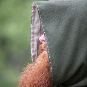 Warm Woolen Hood with Hand Stitches “Fireside Family”