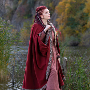 Medieval Viking Woolen Cloak for Women