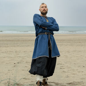 Winter Viking woolen tunic with trim and accents “Ingvar the Sailor”