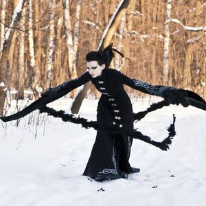 Real Witch Gothic Coat "Blackbird"