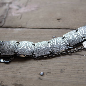Women's Etched Stainless Steell Belt "Lost Princess"