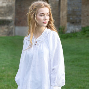 White Medieval Shirt “Morning Star” for women