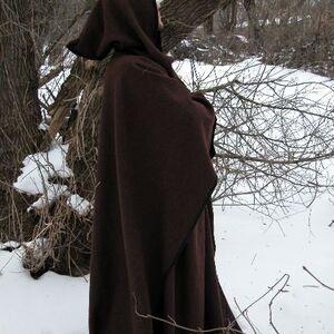 WOOL CAPE ROBE CLOAK