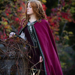 Red Fantasy Cloak Costume