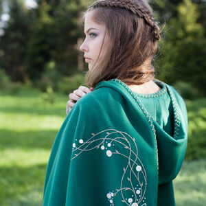 Fantasy Woolen Embroidered Cloak