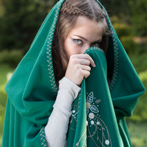 Woolen Embroidered Fantasy Cloak Costume