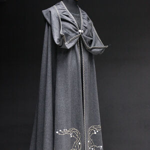 Grey Wool Women's Cloak