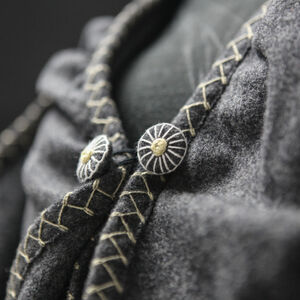 Grey Woolen Cape Cloak