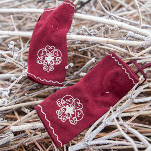 Woolen Embroidered Mittens "Lost Princess" Gloves