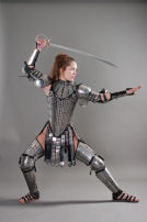 Fantasy Lady Warrior armor legs set
